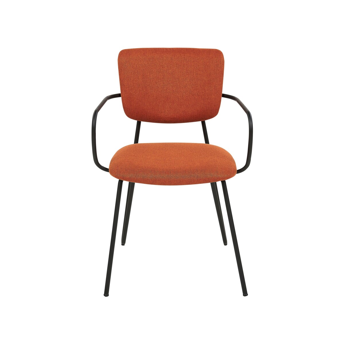 2 krzesła do jadalni pomarańczowe ELKO