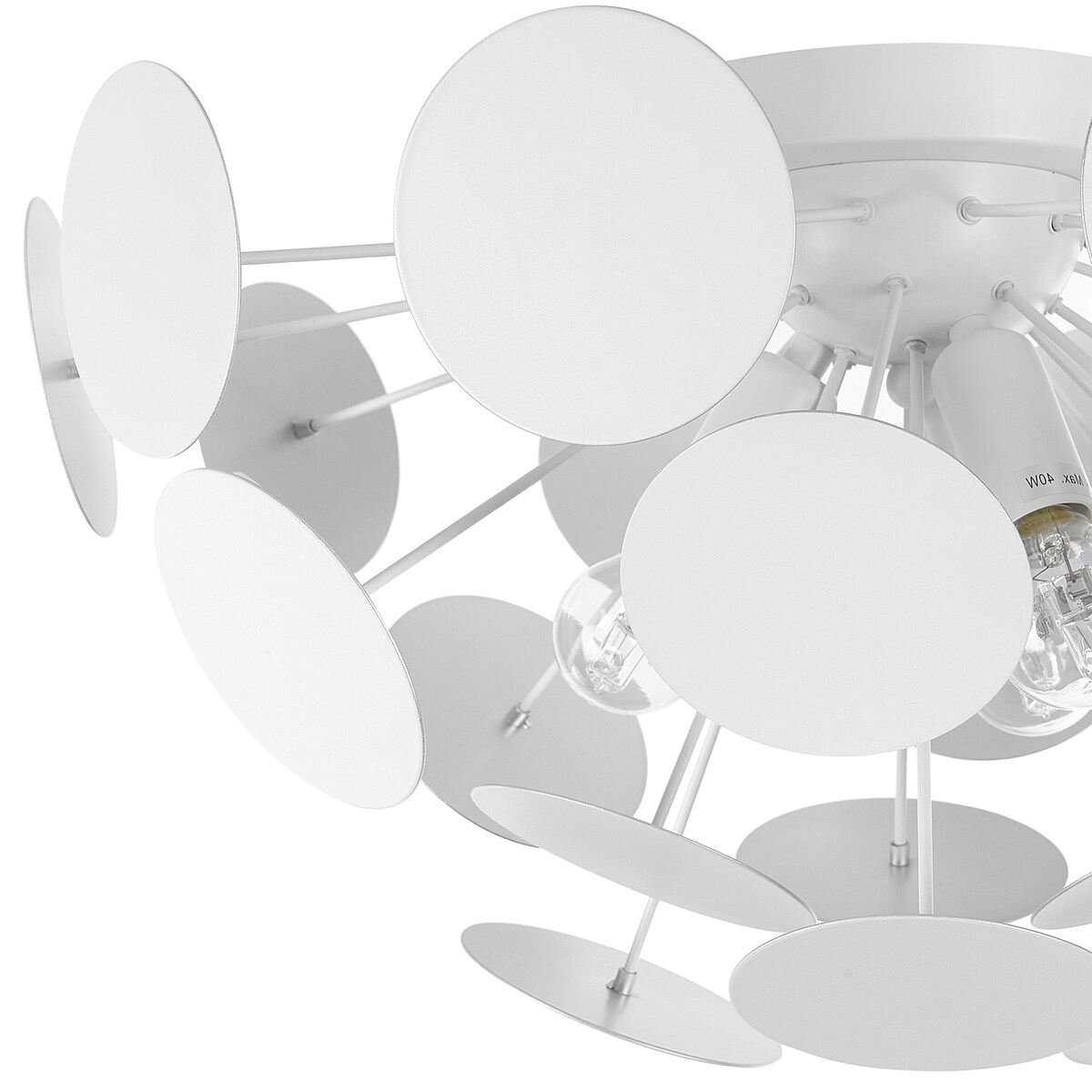 Lampa sufitowa MARITSA Metal Biały