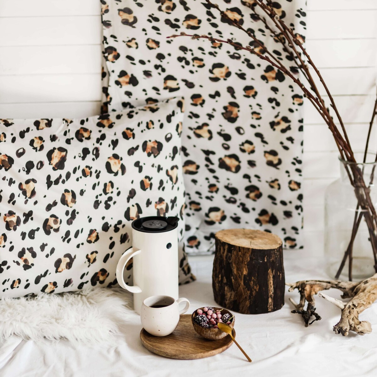 Pościel Pantera 200/200 + 2 x 70/80 cm