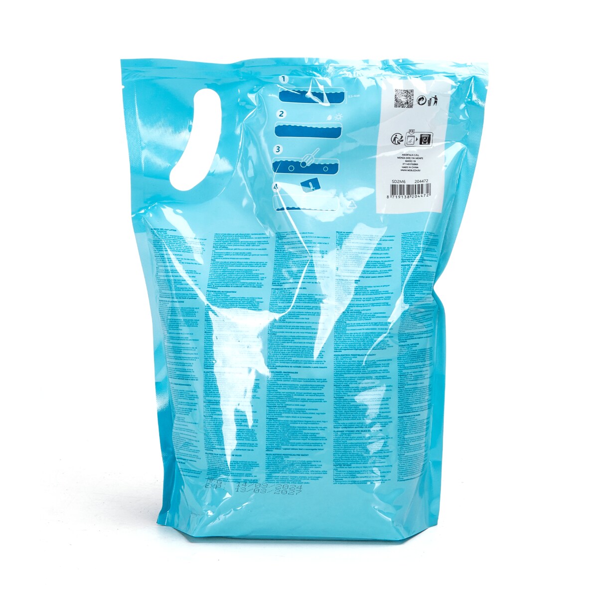 żwirek dla kota silikonowy o zapachu cytrynowym 1.5 kg 3.8l