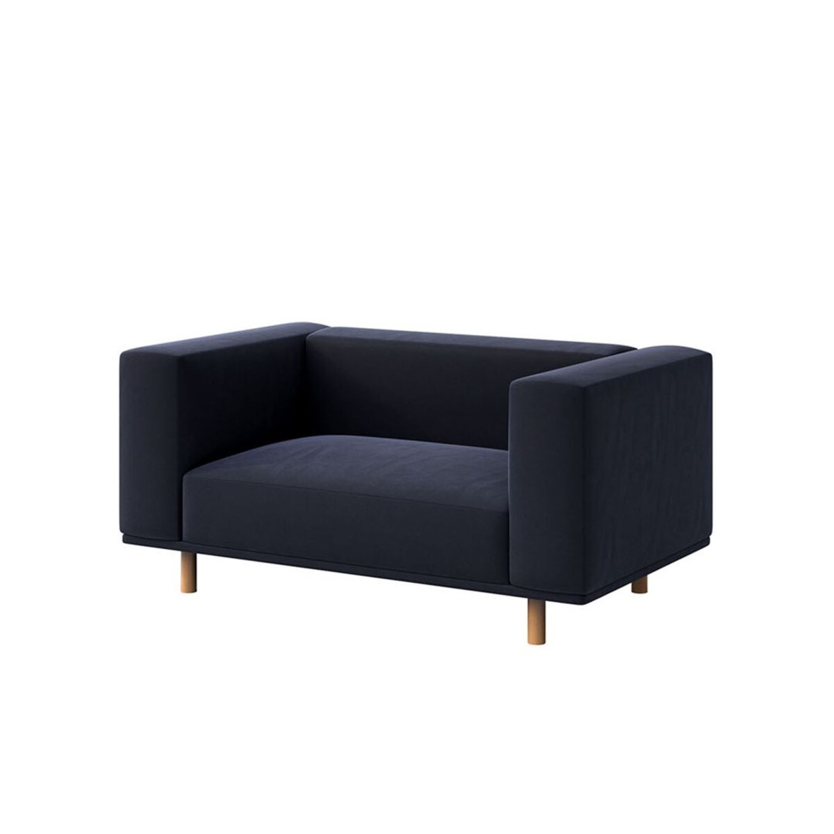 Kukumo sofa 2 osobowa Granatowa