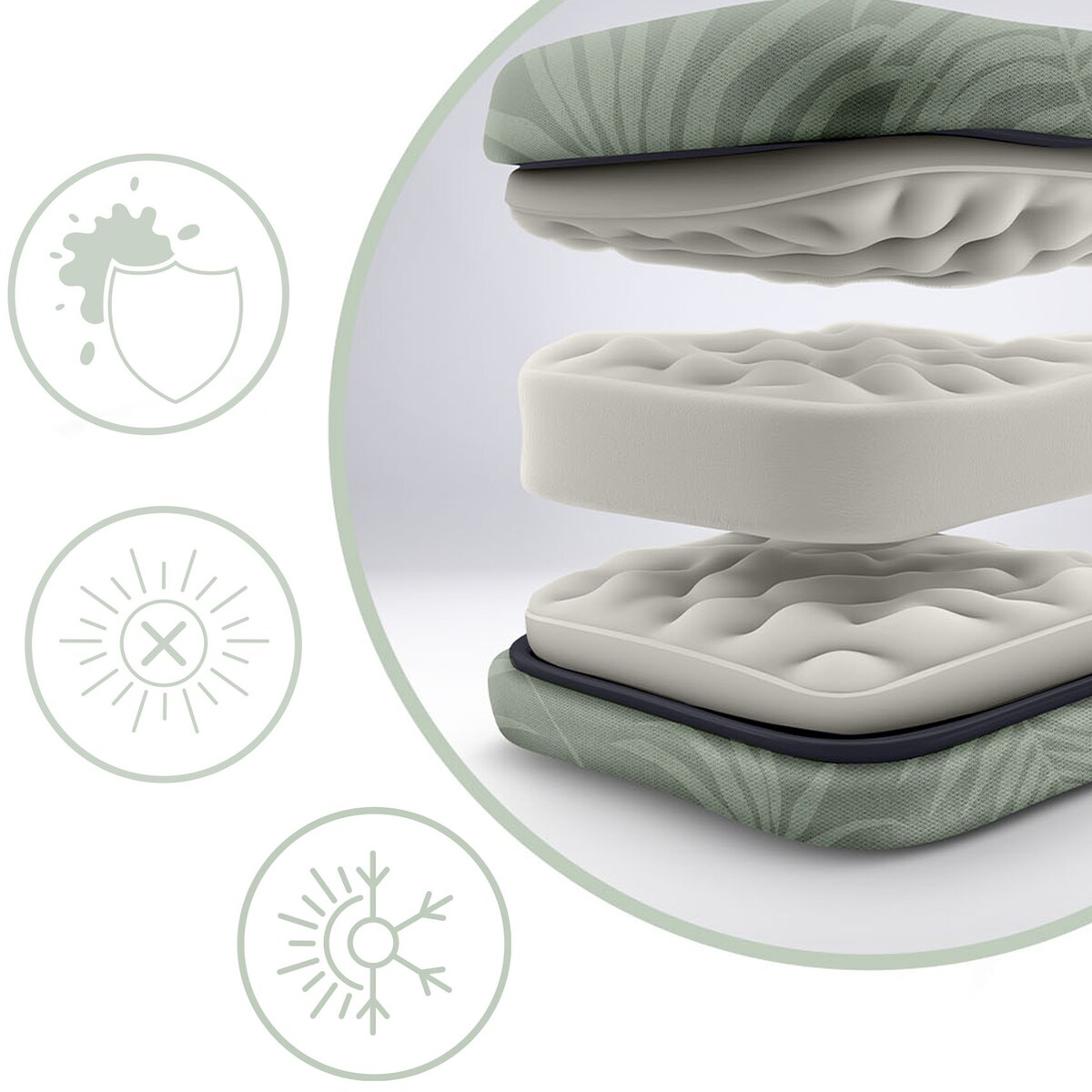 Leżak ogrodowy grawitacyjny z poduszką Sofotel składany fotel na taras balkon