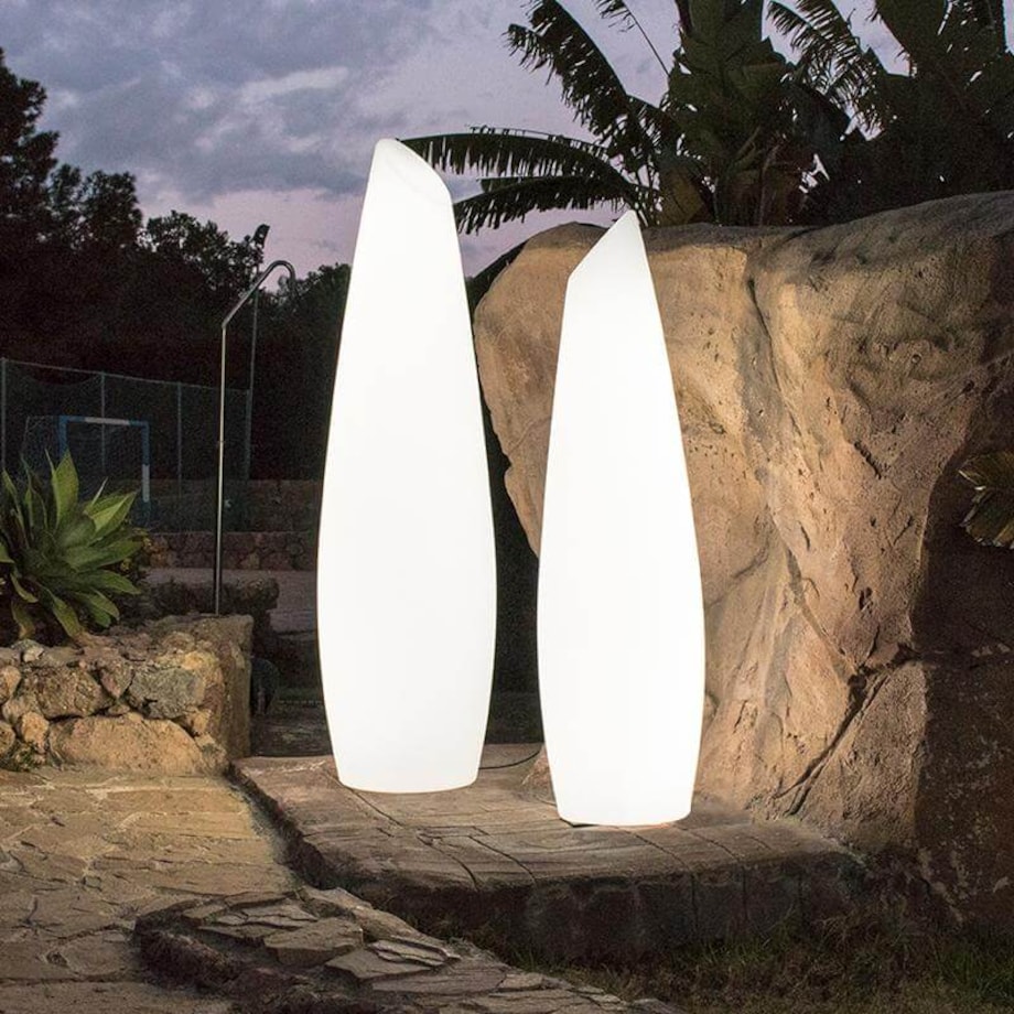 Lampa ogrodowa stojąca Fredo LUMFD140WLNW King Home LED 1,3W 6000K wazon IP54 biała