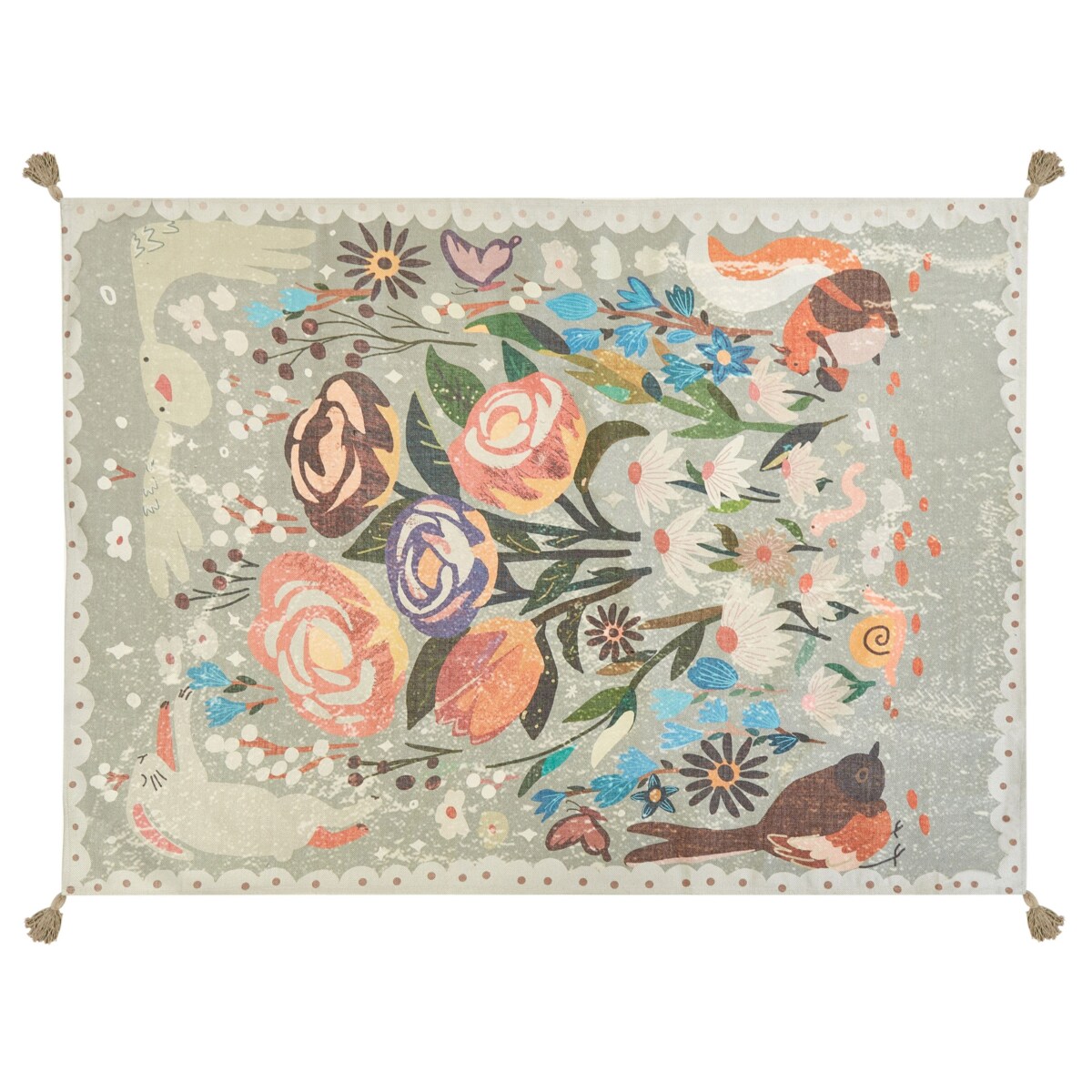 Koc piknikowy BANDOWALI 150 x 200 cm Kolorowy