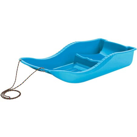 Sanki Na Śnieg Dla Dzieci Ślizg Ślizgacz Zjazdowy Z Linką Niebieskie