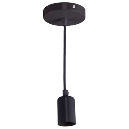 LAMPA wisząca UNO 03811 Ideus loftowa OPRAWA metalowy zwis czarny