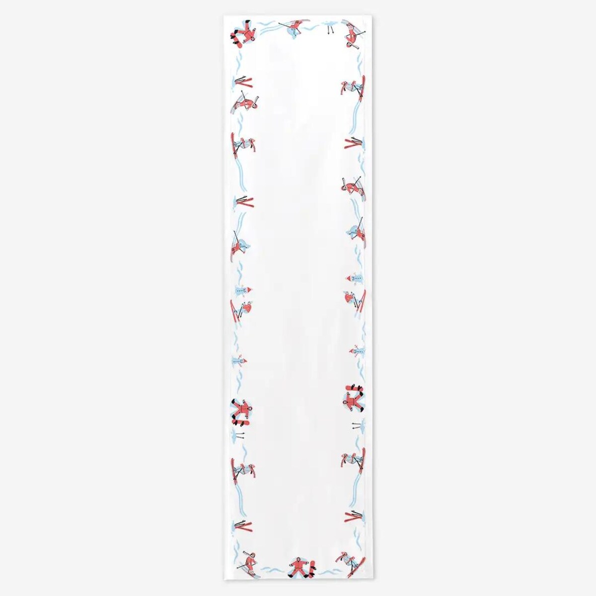 Bieżnik świąteczny - Narciarze - 40x150