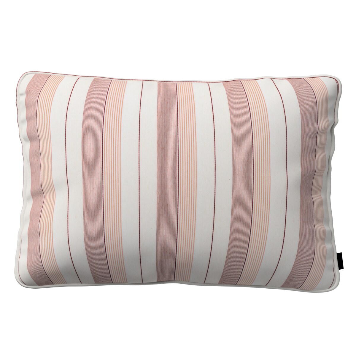 Poszewka Gabi na poduszkę prostokątna 60x40 czerwone pasy
