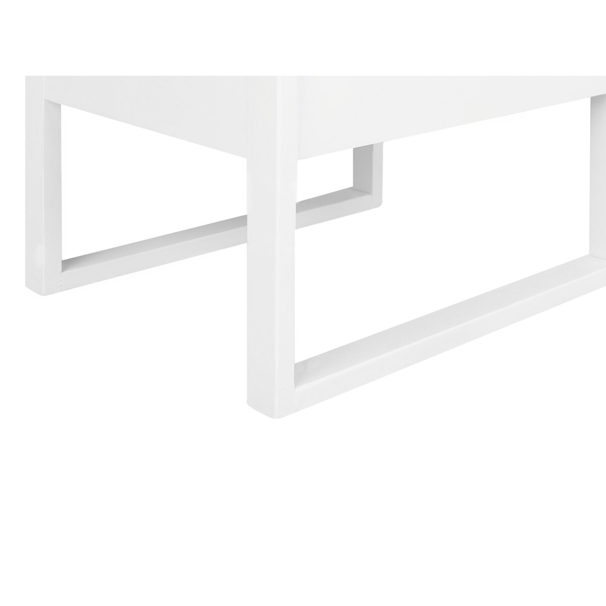 Szafka nocna drewniana biała GIULIA