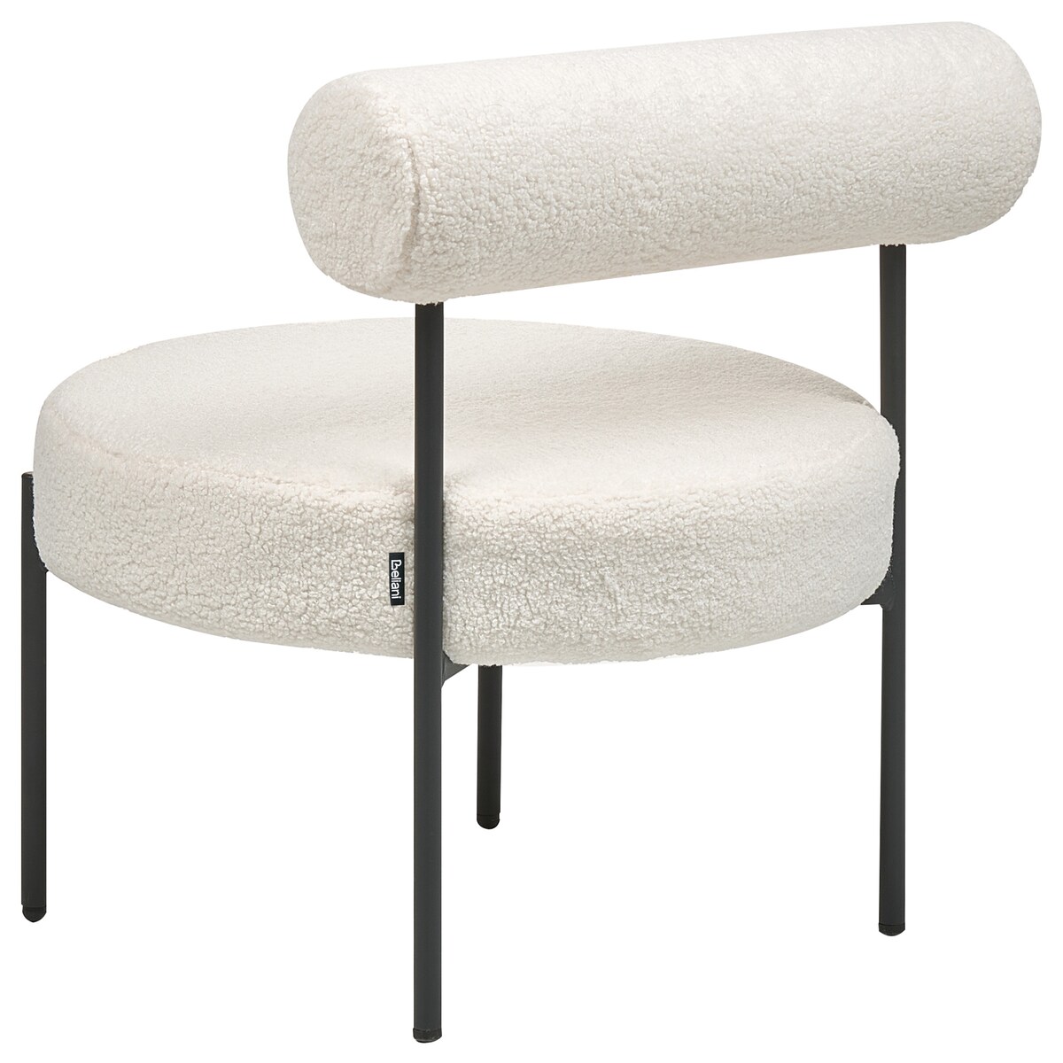 Fotel ALPHA Boucle Biały