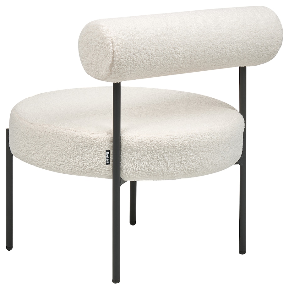 Fotel ALPHA Boucle Biały