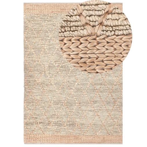 Dywan TELLIKAYA 160 x 230 cm Juta Beżowy