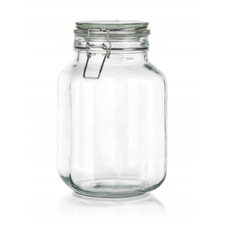 Słoik hermetyczny zamykany na klips 2 l na żywność weki ogórki jedzenie
