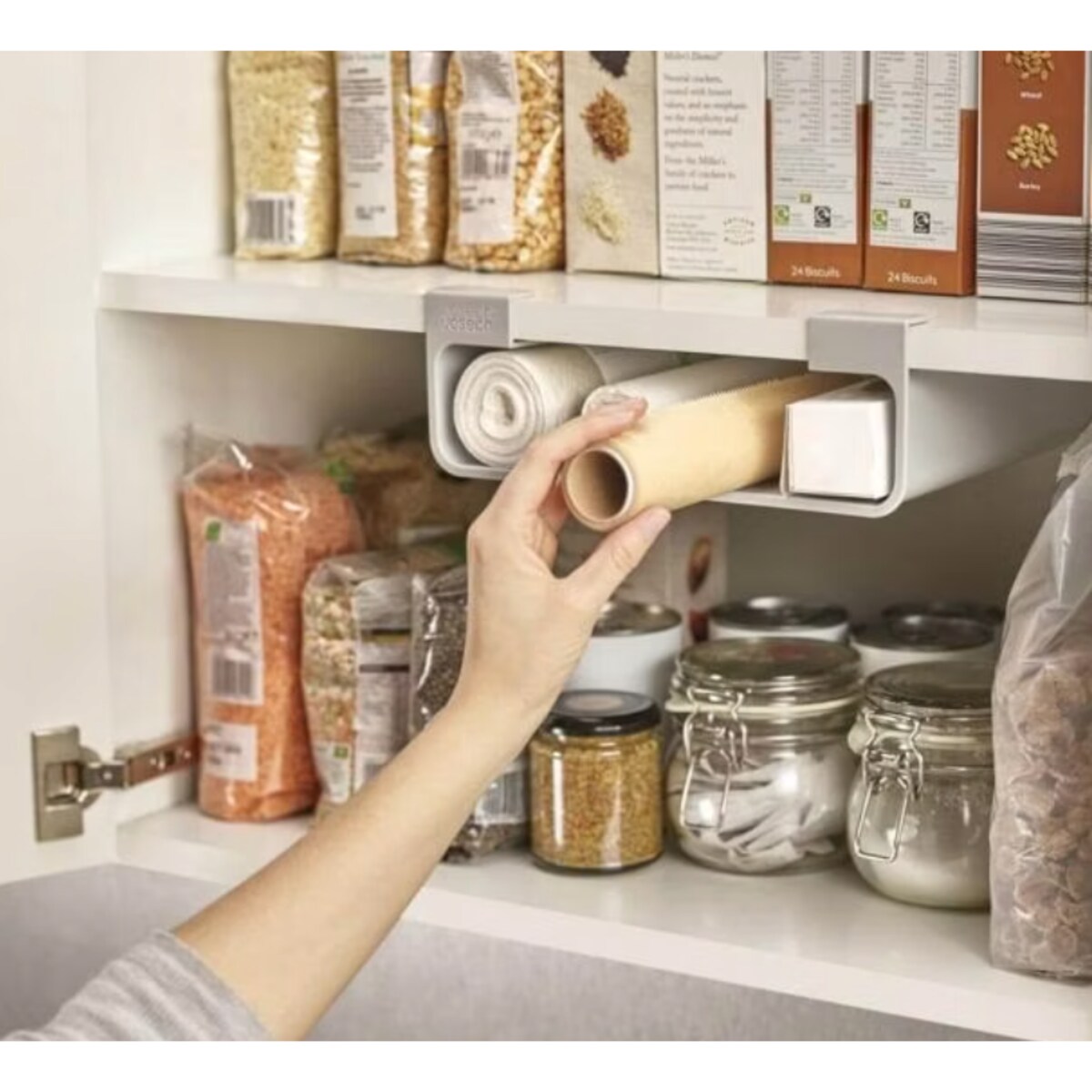 Organizer na folie i torby spożywcze CupboardStore, 9 x 26.3 x 22 x 2.1 cm, Joseph Joseph