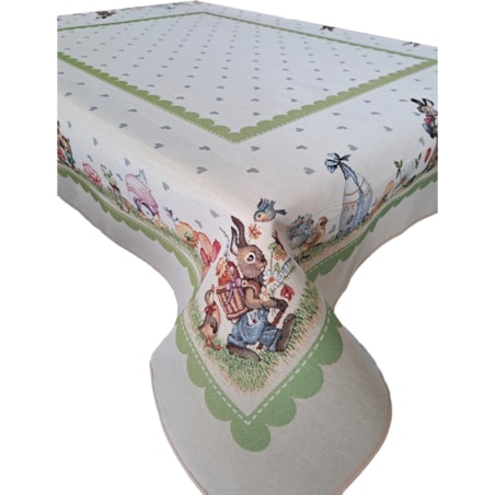 Obrus Wielkanocny Na Stół 120X140 Cm Ozdobny Dekoracyjny