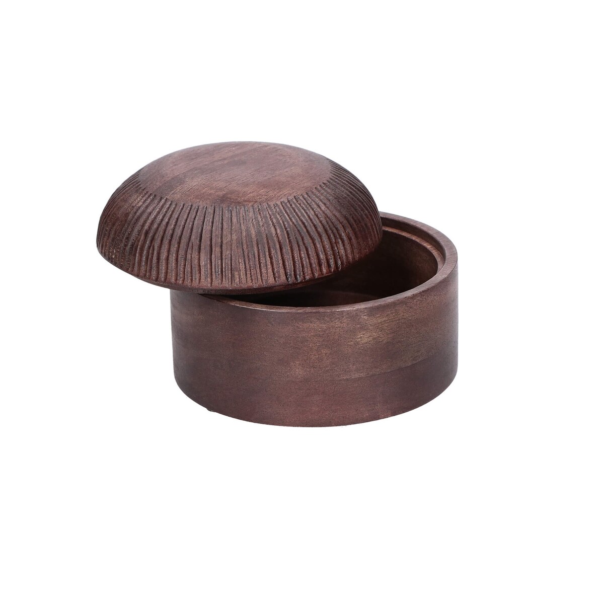 Zestaw 2 mis dekoracyjnych z pokrywką Perseo - Śliwkowy, 18 cm