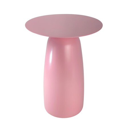 Stolik drewniany różne kolory Baobab 44, kolor pudrowy róż