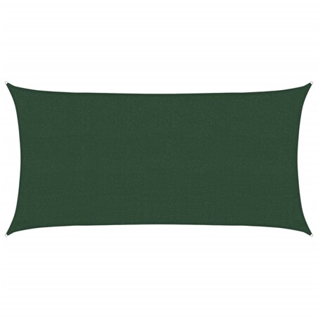 vidaXL Żagiel przeciwsłoneczny, 160 g/m², ciemnozielony, 2,5x4,5 m