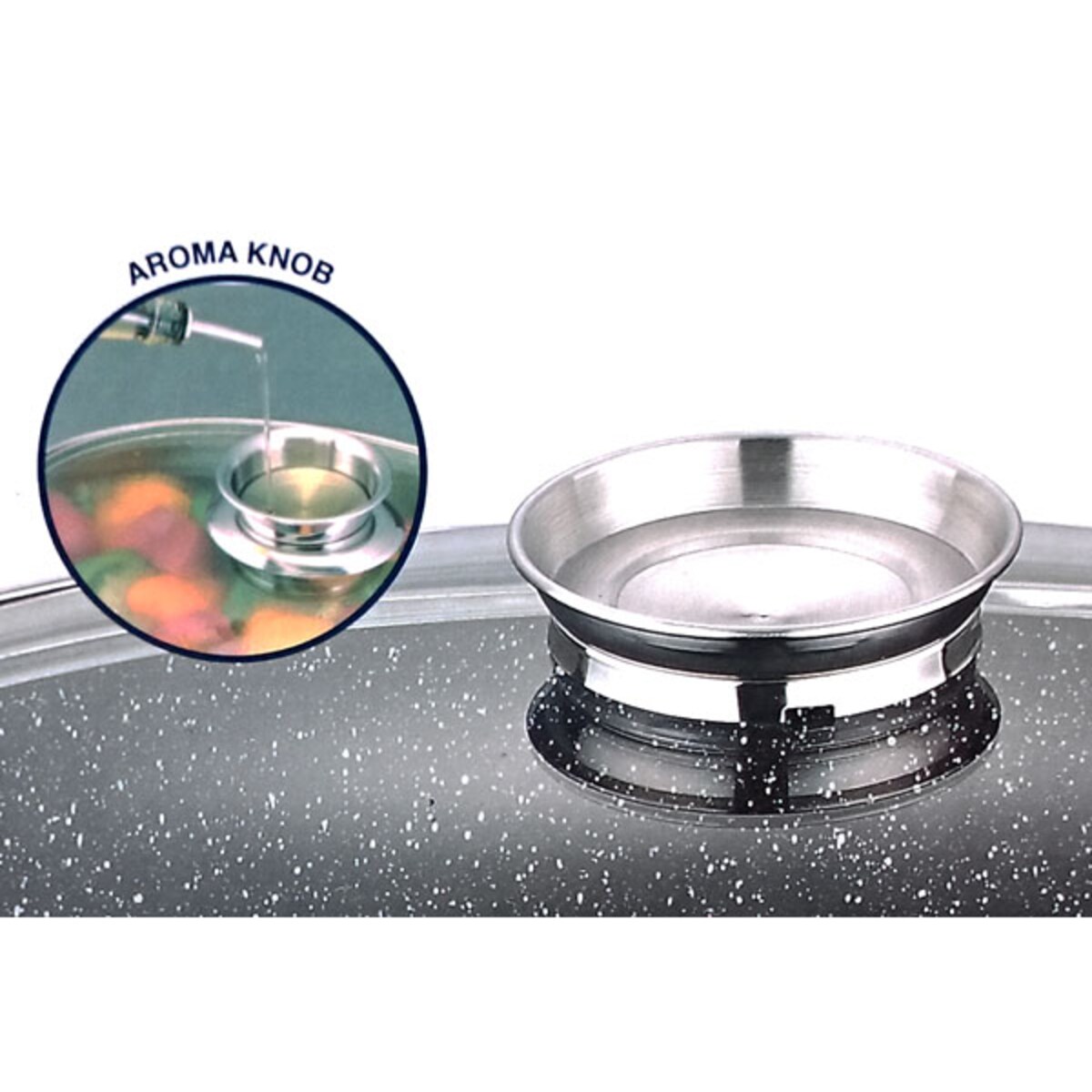 Brytfanna Z powłoką marmurową 5.5L 33cm KINGHOFF