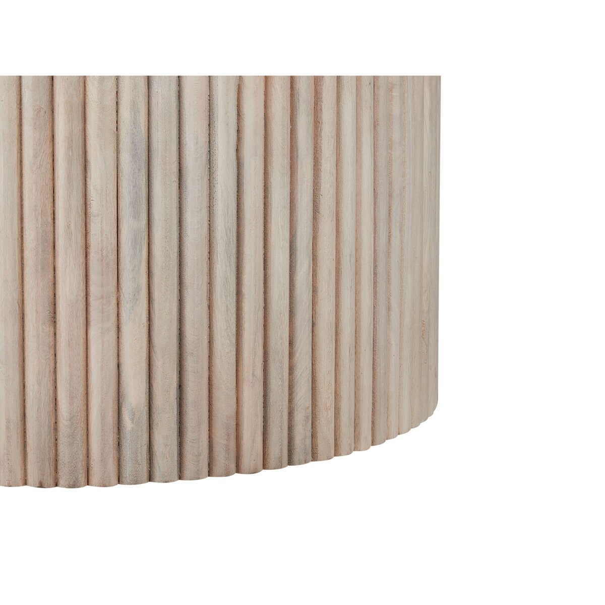 Stolik kawowy KIRKWOOD Drewno mango Jasnobrązowy ze schowkiem