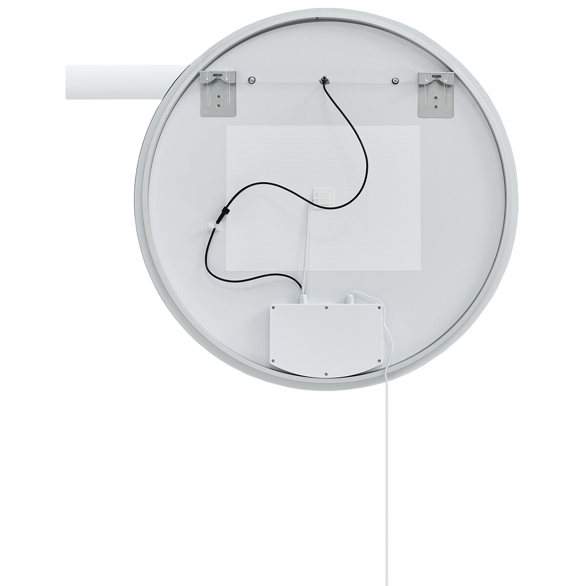 Lustro łazienkowe LED ANOST 107 cm 90 cm Srebrny