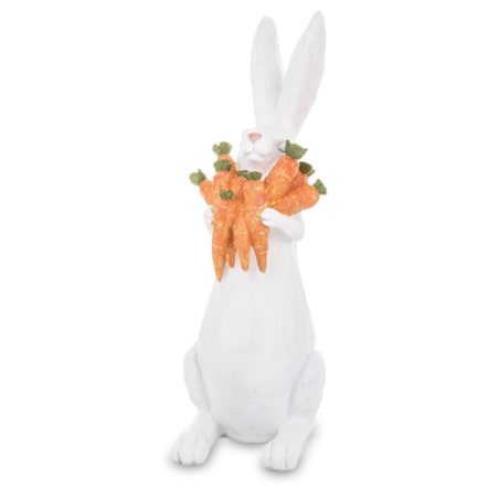 Dekoracja - króliczek z marchewkami 43x15x24 cm