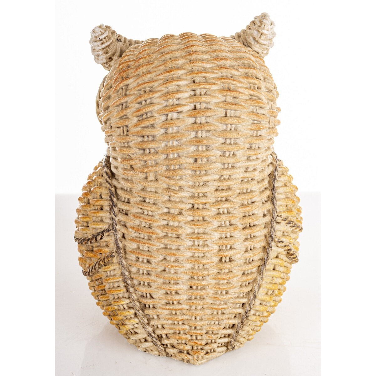 Dekoracja - sówka 16,5x12x11 cm OWL brązowa