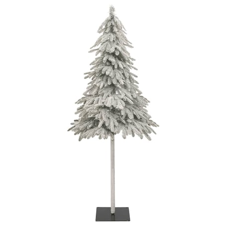 vidaXL Sztuczna choinka, ośnieżona, 210 cm
