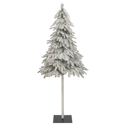 vidaXL Sztuczna choinka, ośnieżona, 210 cm