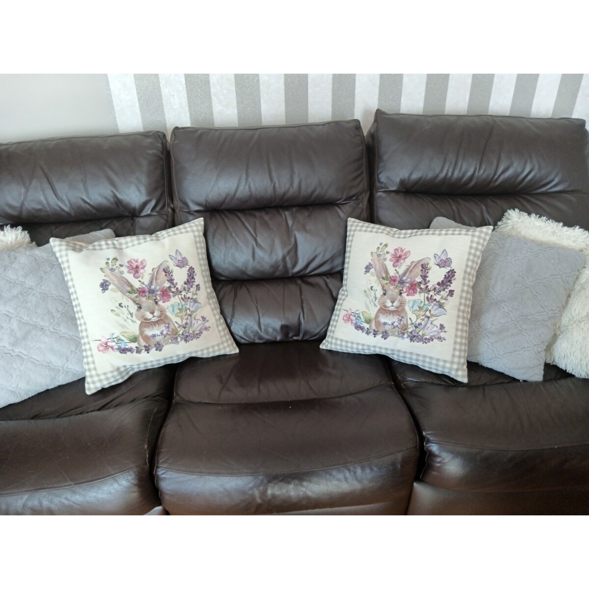 Poszewka Na Poduszkę Jasiek 45X45 Cm Żakardowa Dekoracyjna Ozdobna Wielkanocna