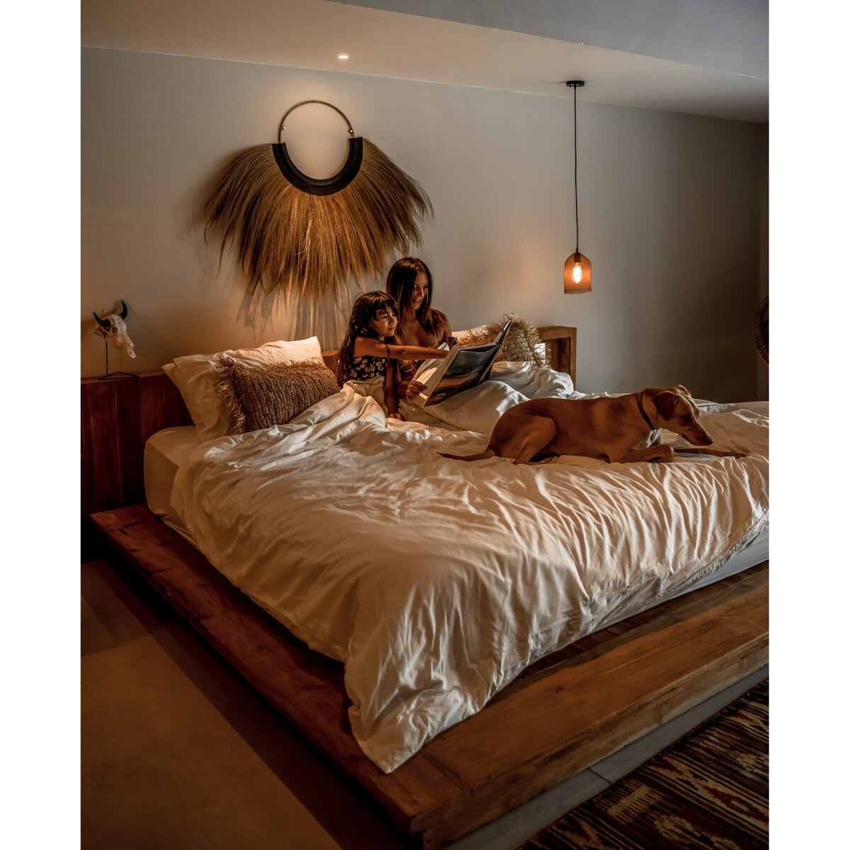 DEKORACJA ŚCIENNA TRAWA MORSKA NATURALNA