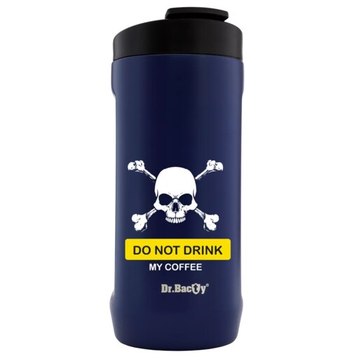Cooler na puszkę Dr.Bacty Notus Do not drink my Coffe - granatowy