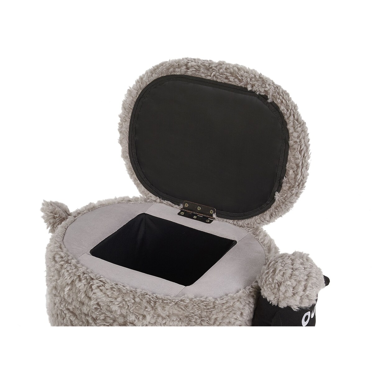 Pufa zwierzak ze schowkiem szara SHEEP