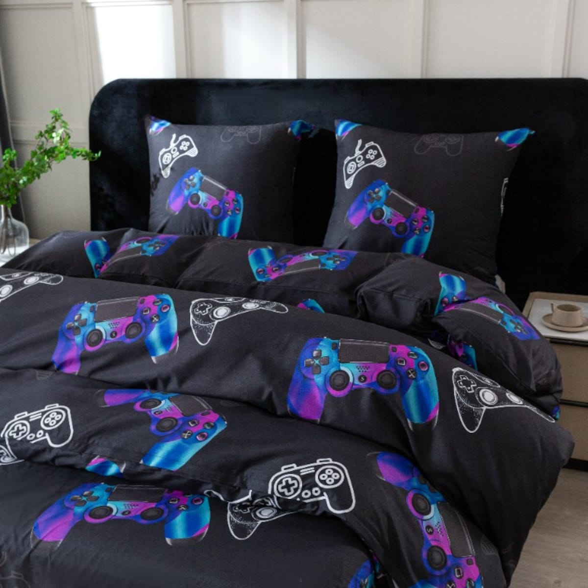 Pościel 160X200 Z 2 Poszewkami 70X80 Komplet The Game Dla Gracza