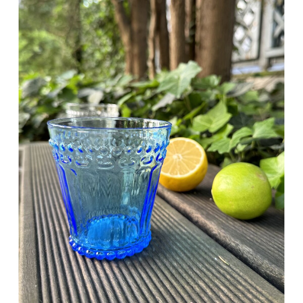 VILLA ITALIA Szklanka niebieska 250 ml MODERN