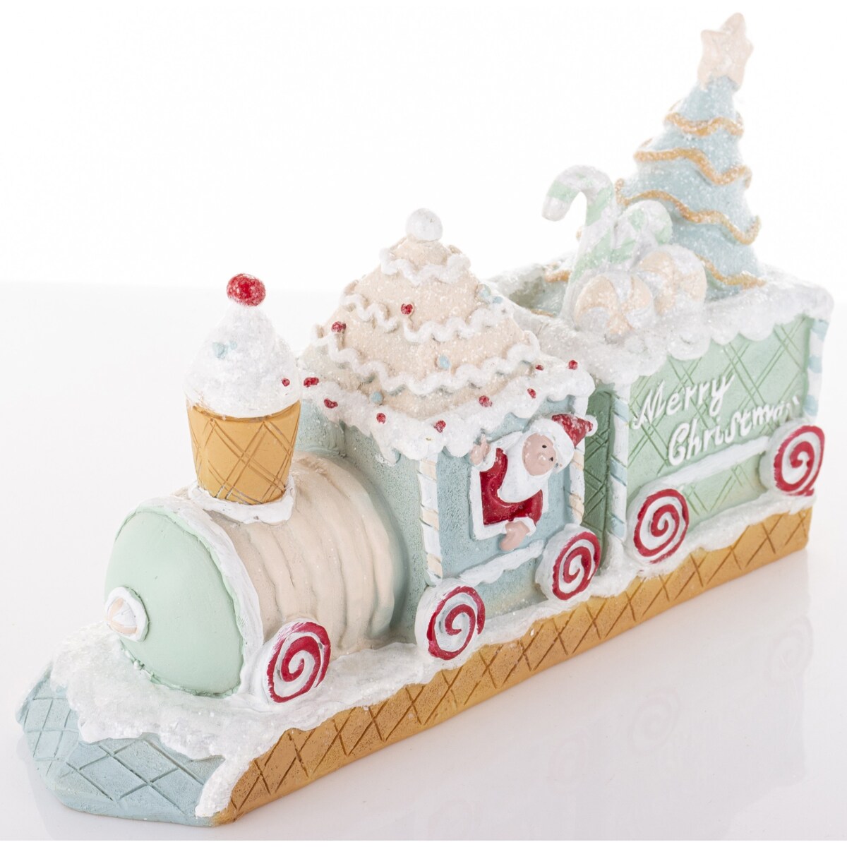 Dekoracja - pociąg ciasteczkowy 15x24x7,5 cm SPAGNA