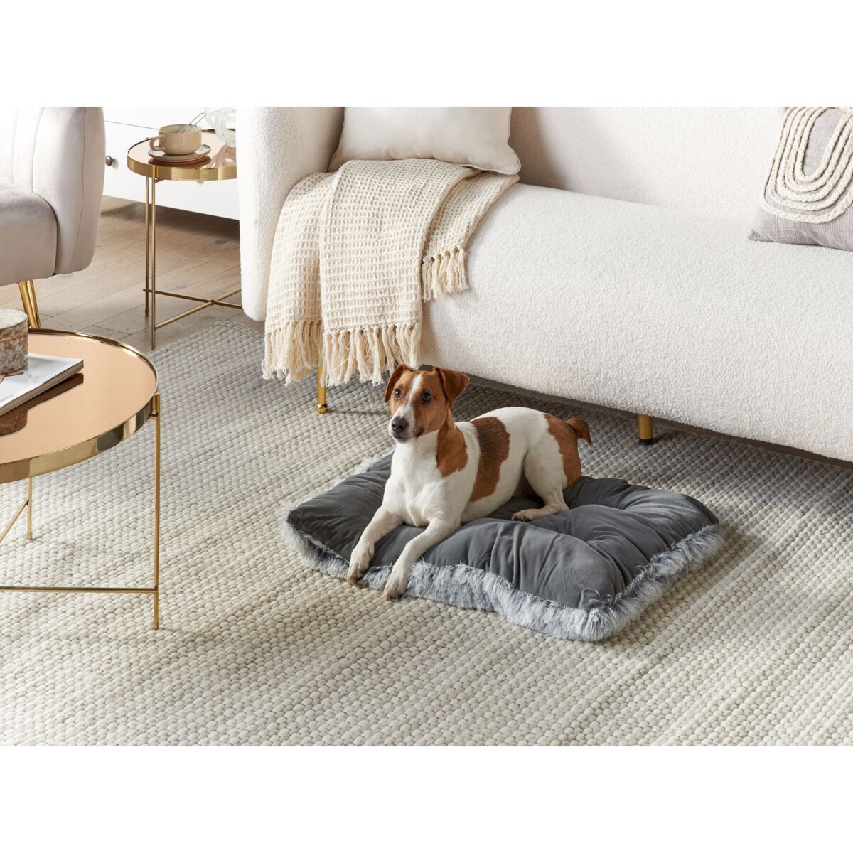 Legowisko 60 x 45 cm szare ERGANI