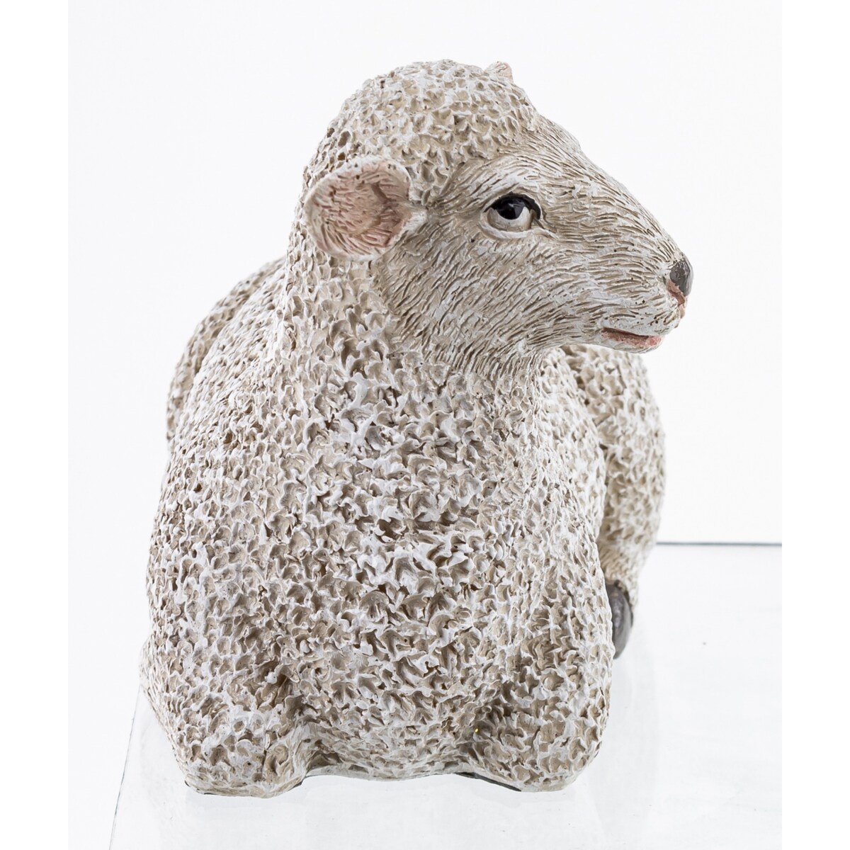 Dekoracja - figurka owieczka 8x13x6 cm OVIS leżąca