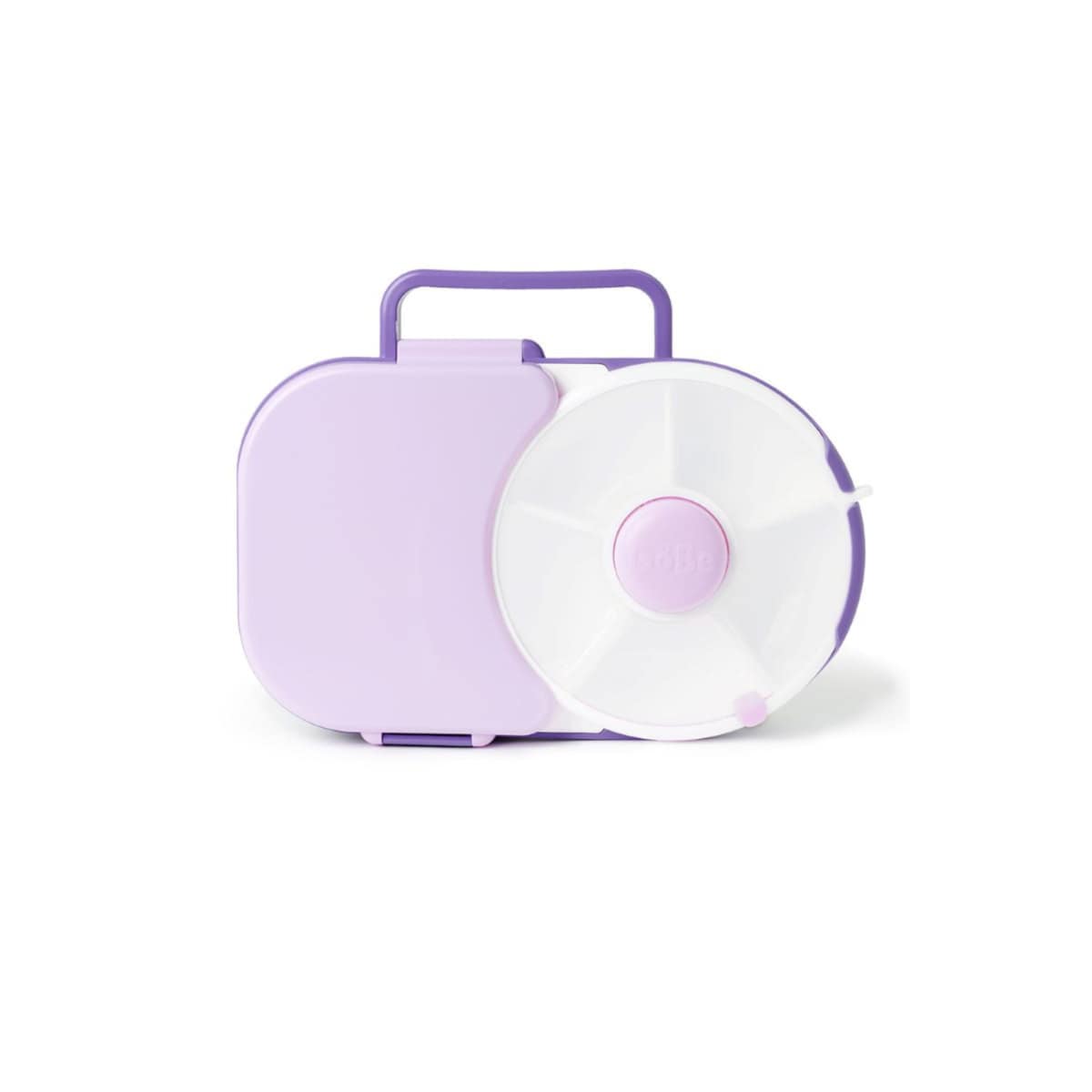 GOBE 2IN1 LUNCHBOX & SNACK SPINNER śniadaniówka dla dzieci, Grape Purple