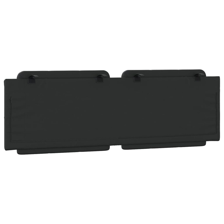 vidaXL Poduszka na wezgłowie, Zadar, czarna, 160 cm, sztuczna skóra