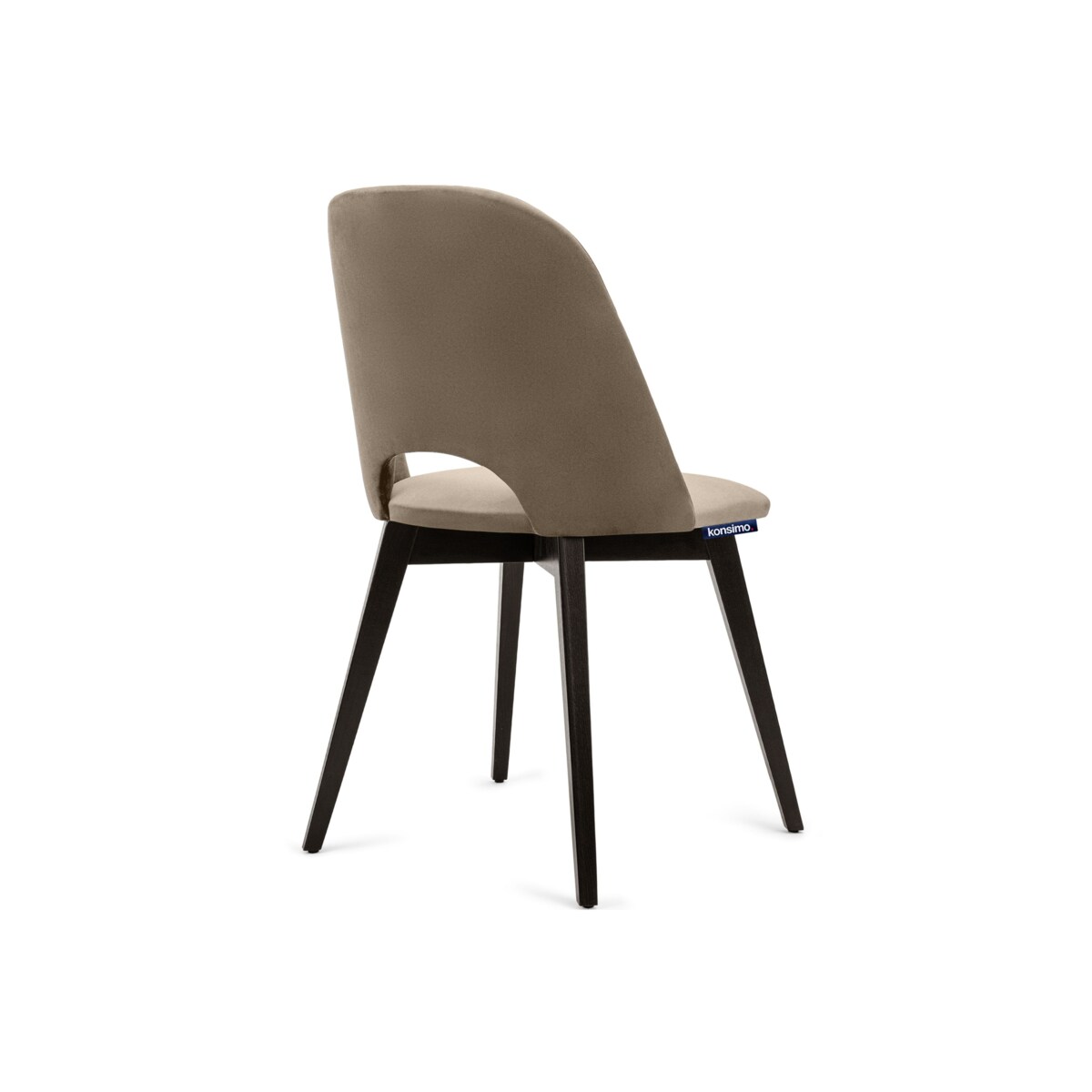 KONSIMO BOVIO uniwersalne krzesła do salonu 2 sztuki beżowy