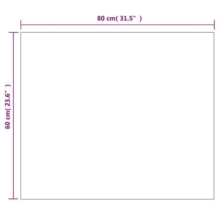 vidaXL Lustro ścienne z lampkami LED, bez ramy, prostokątne, szklane