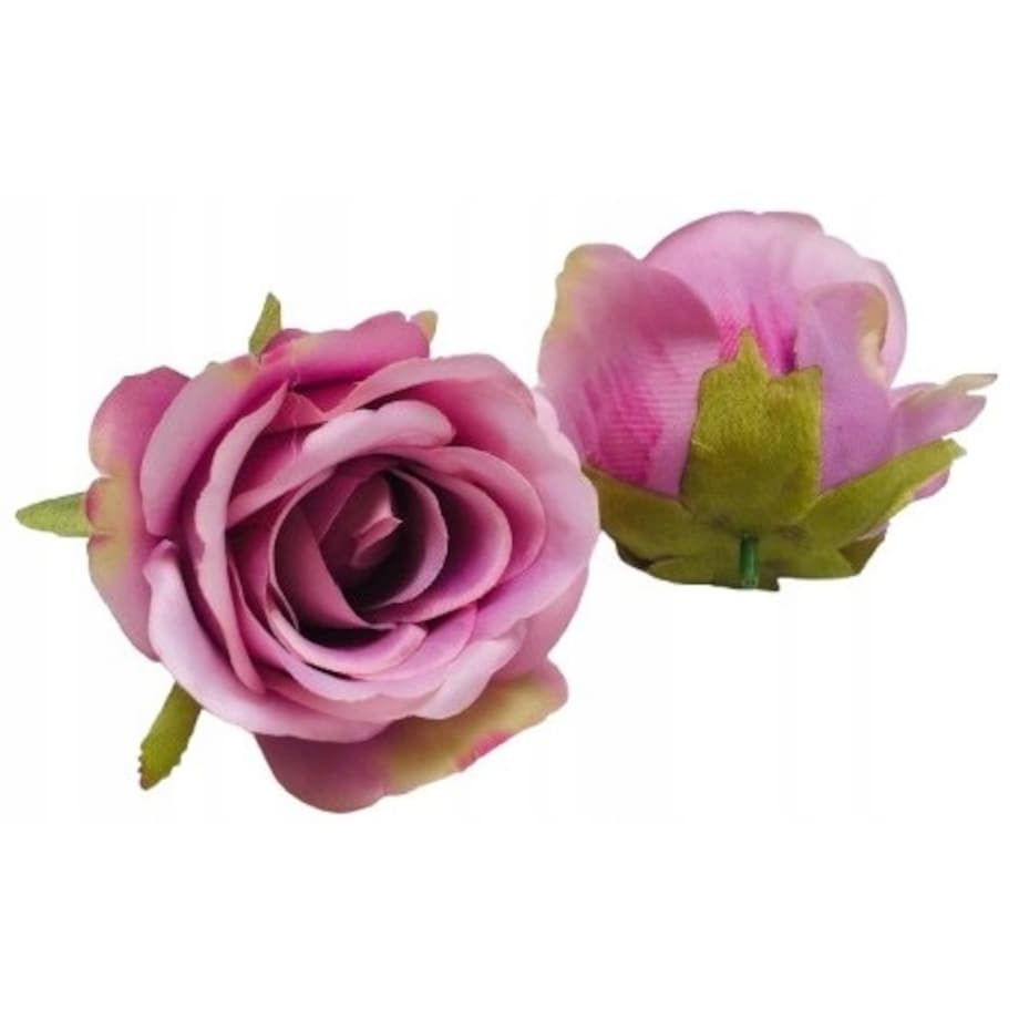 6X SZTUCZNY KWIAT RÓŻA główka do wiązanki stroiki grób cmentarz WIEŃCE