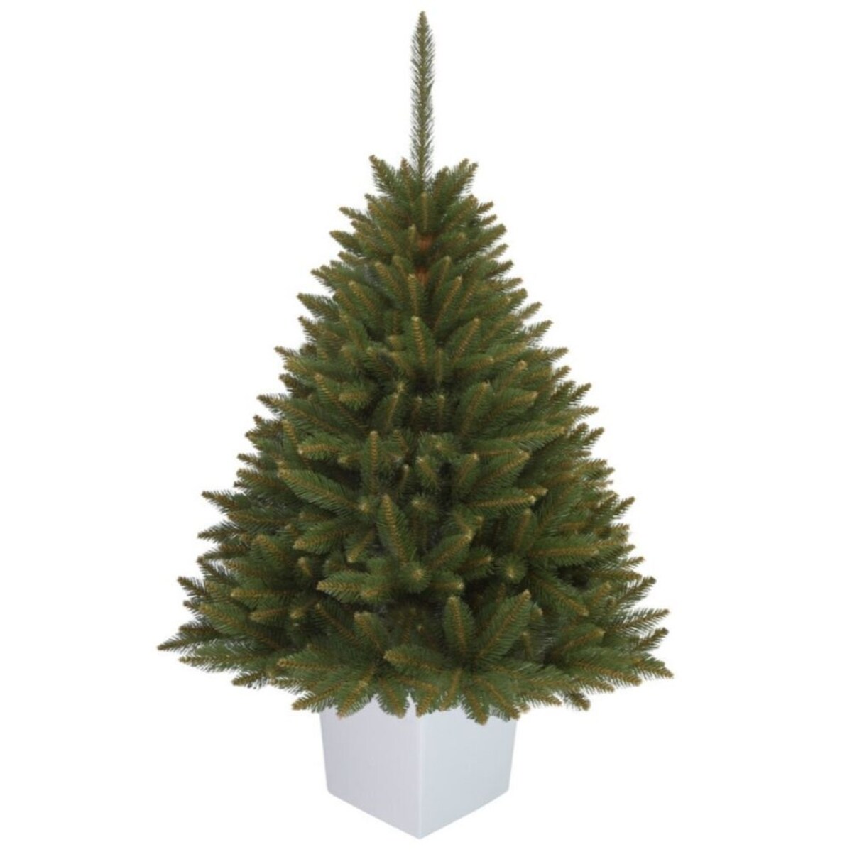 Choinka Premium Świerk SYBERYJSKI w Kwadratowej Donicy 110 cm X-Choinka 7 kolorów donicy