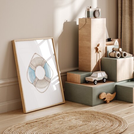 Plakat dla dzieci Koło ratunkowe 30x40