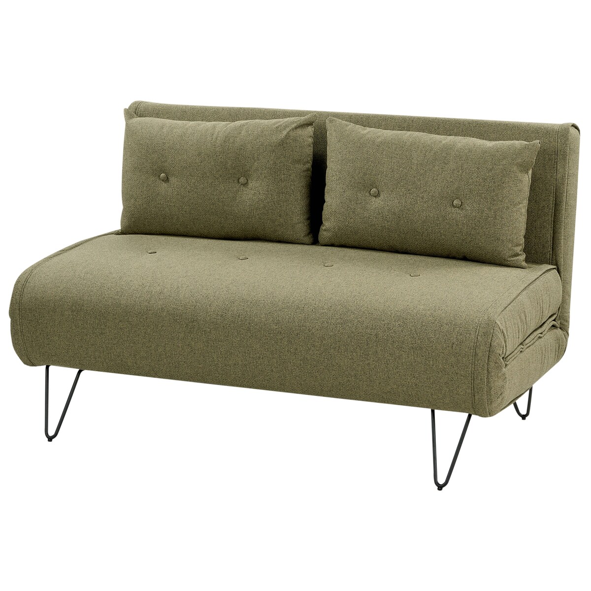 Sofa rozkładana dla 2 osób VESTFOLD Oliwkowy
