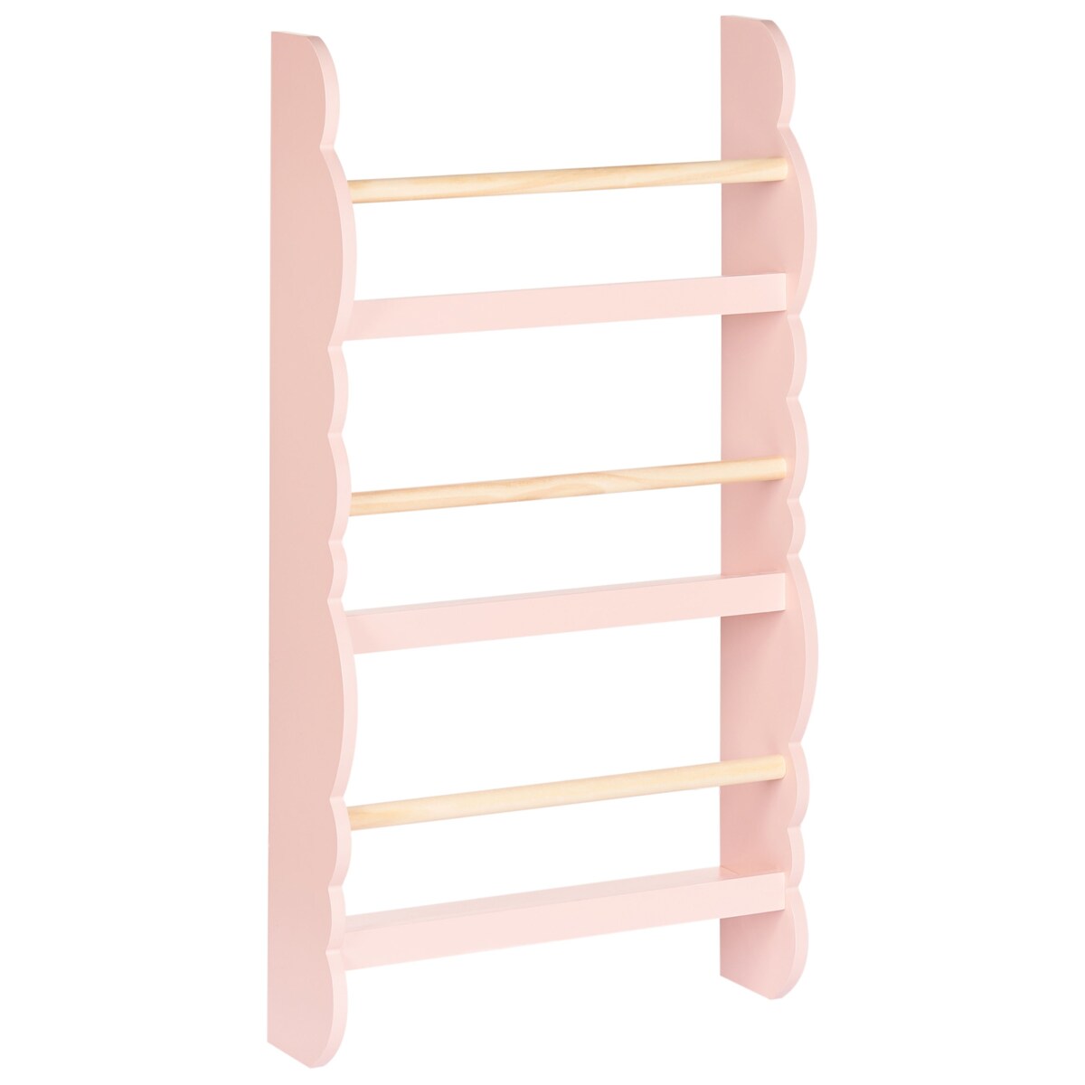 Regał ścienny MDF Pastelowy róż RIGOLET