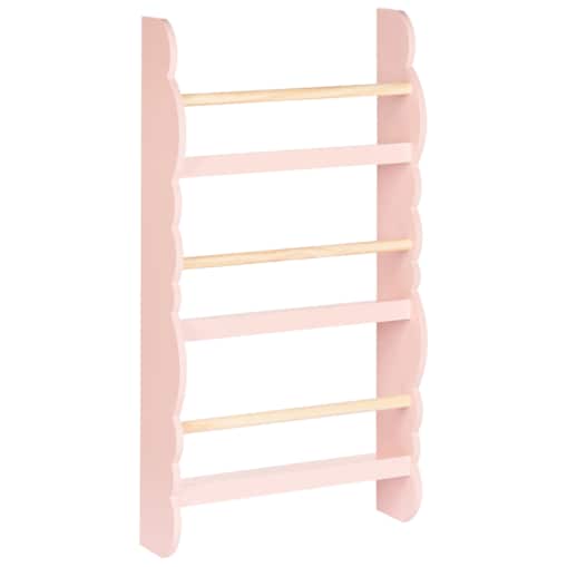 Regał ścienny MDF Pastelowy róż RIGOLET