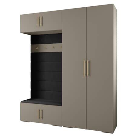 Garderoba do przedpokoju INOVA 3 Z18 kaszmir+złoty+manila18