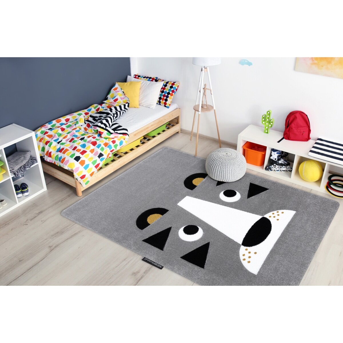 Dywan PETIT LION LEW szary 160x220 cm